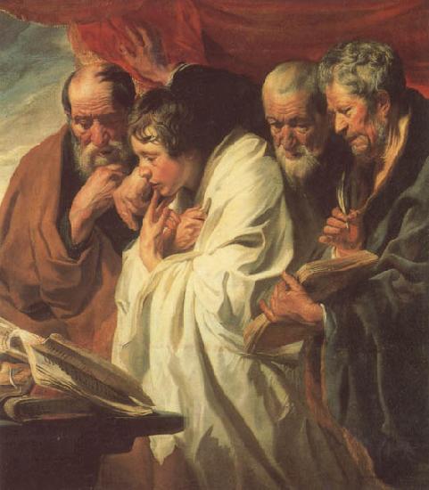 Jacob Jordaens The Four Evangelists France oil painting art